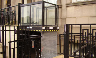 Externally installed disabled lift