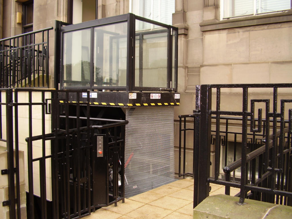 Externally installed disabled lift